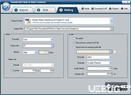 ThunderSoft Flash to AVI Converter 4.0.0.0免費(fèi)版【4】