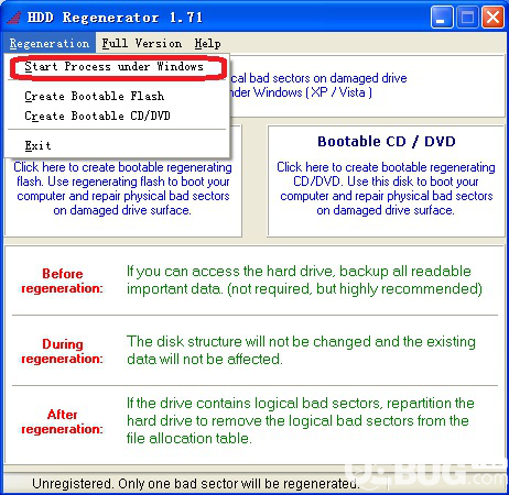 HDD Regenerator硬盤恢復(fù)工具使用方法教程