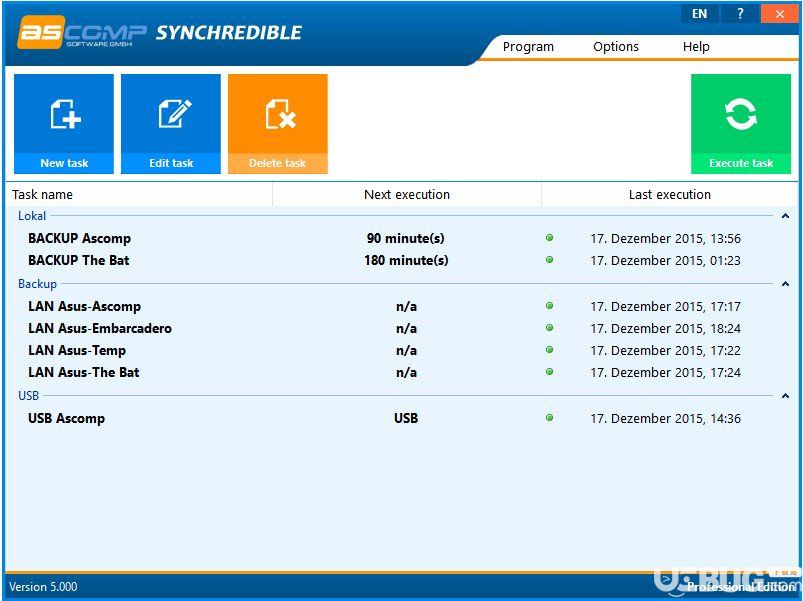 Synchredible(文件夾同步軟件)