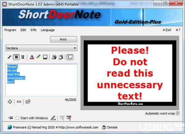 ShortDoorNote(速記工具)