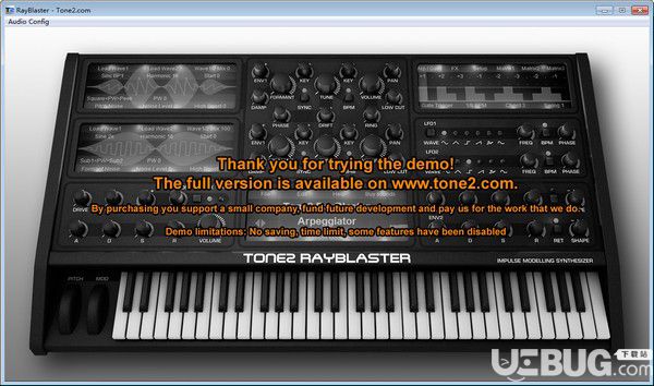 Tone2 RayBlaster(聲音合成器軟件)v2.5免費版