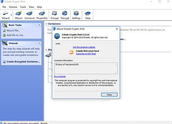 Exlade Cryptic Disk(硬盤加密軟件)v2.4.9.0免費(fèi)版【2】