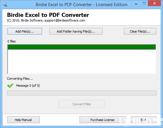 Birdie Excel to PDF Converter(XLS轉(zhuǎn)PDF轉(zhuǎn)換器)v2.9免費(fèi)版【2】