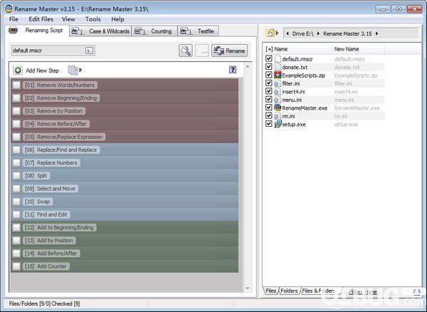 Rename Master(批量改名工具)v3.15免費(fèi)版