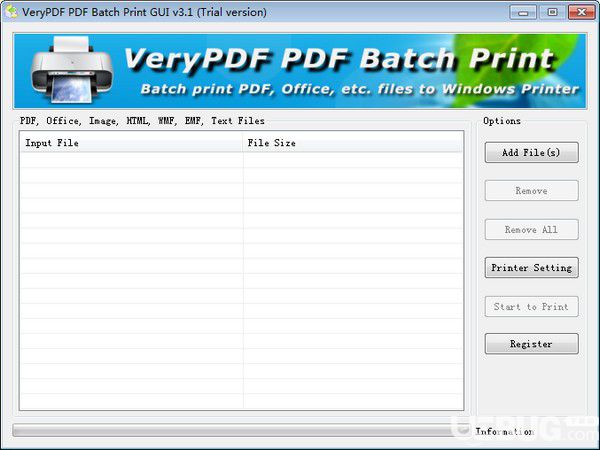 VeryPDF PDF Batch Print GUI(批量打印軟件)