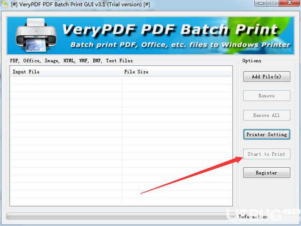 VeryPDF PDF Batch Print GUI 3.1免費(fèi)版【4】