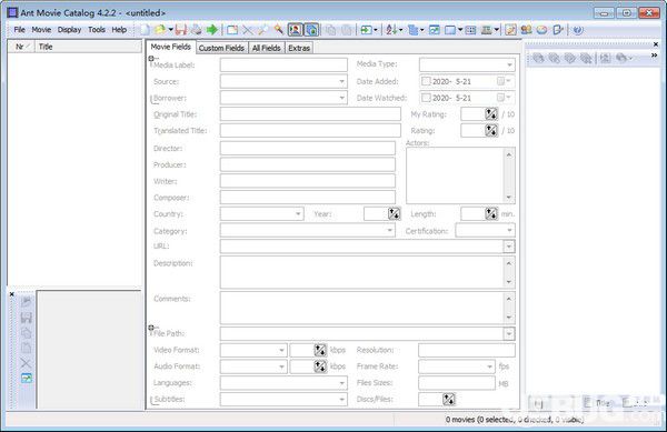 Ant Movie Catalog(視頻庫管理器)v4.2.2.2免費(fèi)版