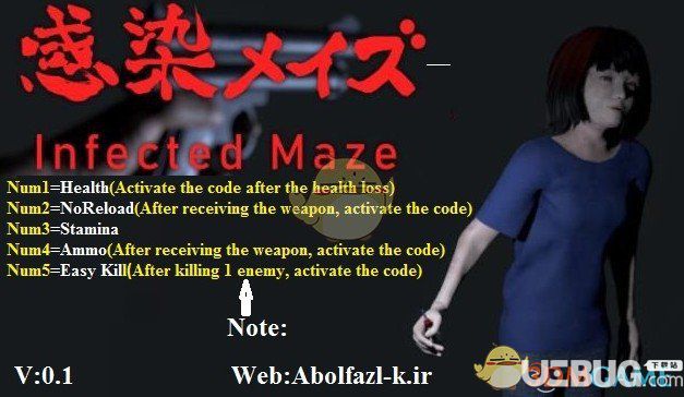 《感染迷宮》v1.0五項修改器[Abolfazl]