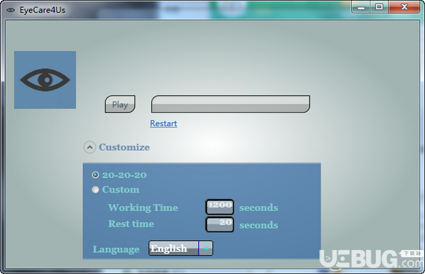 EyeCare4US(視力保護(hù)軟件)v1.0.0.5免費版