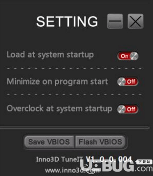 INNO3D TUNEIT OC UTILITY v2.0.0.012免費版【2】