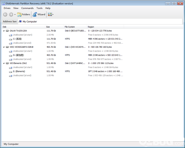 DiskInternals Partition Recovery