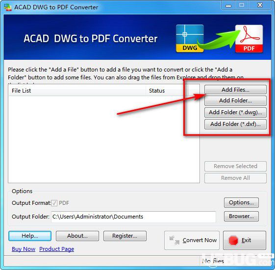 AutoCAD DWG to PDF Converter v9.8.2.6免費版【2】