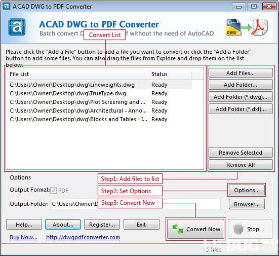 AutoCAD DWG to PDF Converter v9.8.2.6免費版【3】