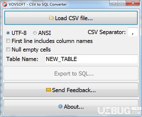 CSV to SQL Converter(CSV轉(zhuǎn)SQL轉(zhuǎn)換器)