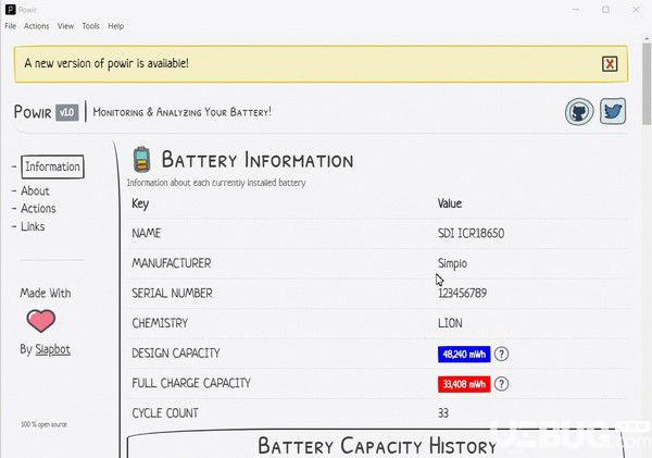 Powir(電池監(jiān)控軟件)v1.0.2免費(fèi)版