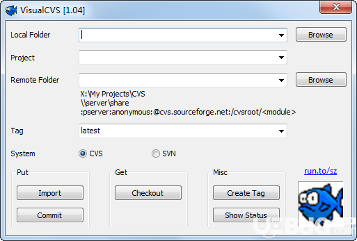 VisualCVS(CVS/SVN上傳下載工具)v1.0.4.1免費版
