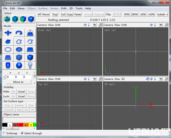 AC3D(3D建模軟件)v7.5.02免費版