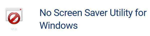 No Screen Saver(取消屏保軟件)