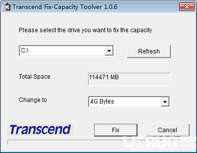 創(chuàng)見SD卡修復(fù)工具(Transcend fix-Capacity Tool)