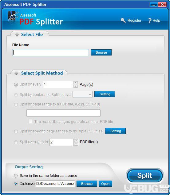 Aiseesoft PDF Splitter(PDF分割工具)