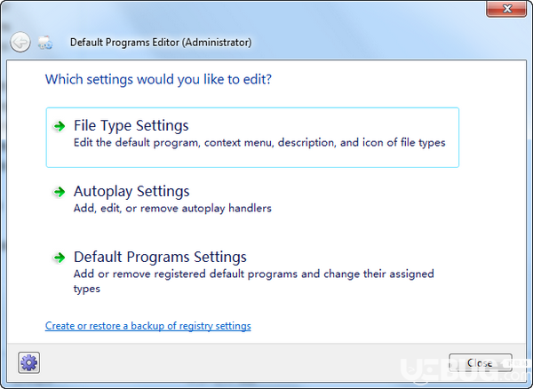 Default Programs Editor(默認程序編輯器)v2.7.2675.2253免費版【1】