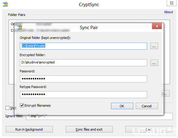 CryptSync(文件夾同步并加密)v1.2.1.292免費版【2】