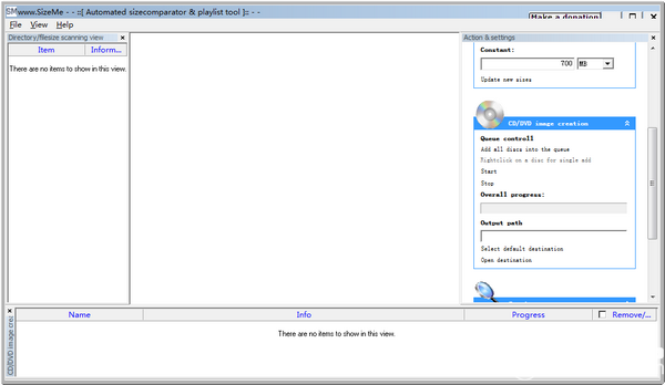 SizeMe(智能刻錄軟件)v2.0免費版