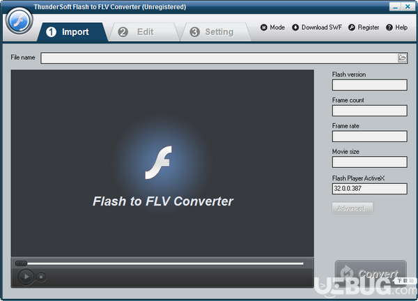 ThunderSoft Flash to FLV Converter