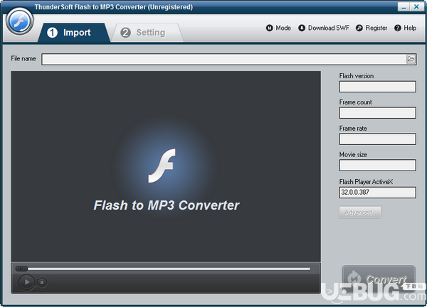 ThunderSoft Flash to MP3 Converter