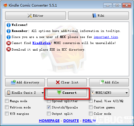 Kindle Comic Converter(漫畫轉換EPUB工具)v5.5.1免費版【4】