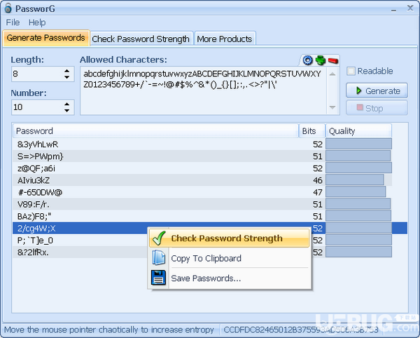 PassworG(密碼生成工具)v1.3免費(fèi)版【2】