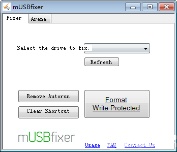 U盤病毒專殺工具(mUSBfixer)