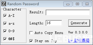 Random Password(隨機(jī)密碼生成工具)