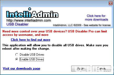 USB Disabler(USB接口啟用禁用工具)