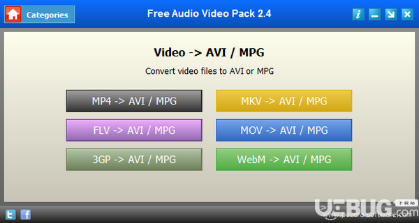 Free Audio Video Pack(視頻格式轉(zhuǎn)換器)v2.4.0.0綠色版【2】