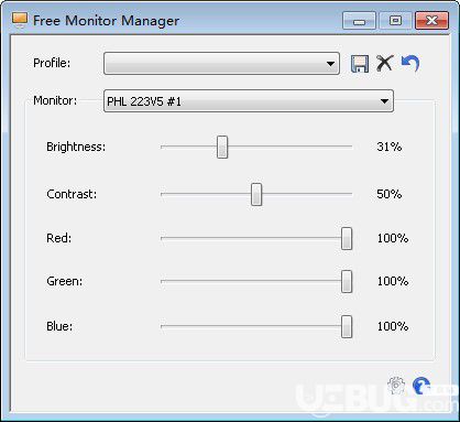 Free Monitor Manager(顯示器管理軟件)