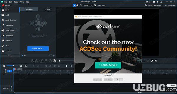 ACDSee Luxea Video Editor(視頻編輯處理工具)