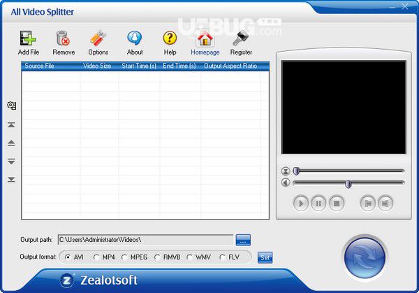 Zealot All Video Splitter(音視頻分割軟件)v4.4.0免費版