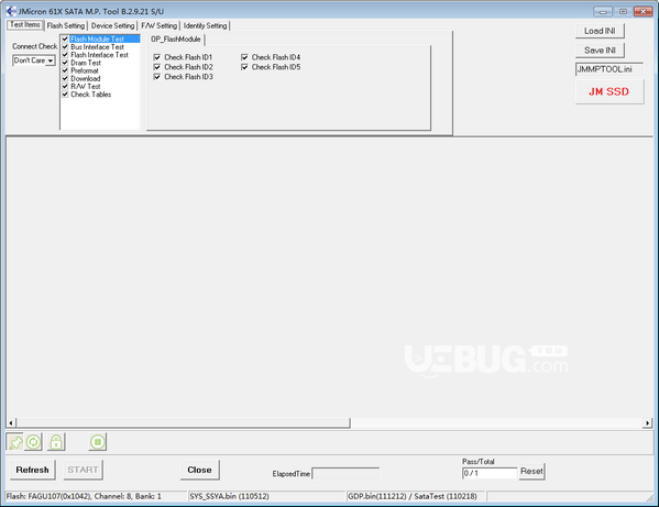 JMF616開(kāi)卡工具(JMicron 61X SATA MP Tool)