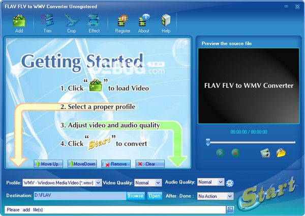 FLAV FLV to WMV Converter v2.58.15免費版