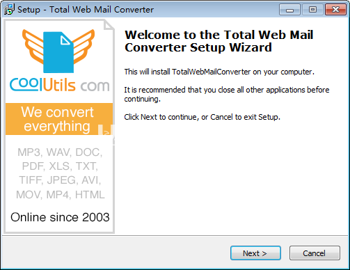 Total Web Mail Converter(郵件轉(zhuǎn)換工具)v4.0.1.236免費(fèi)版【2】