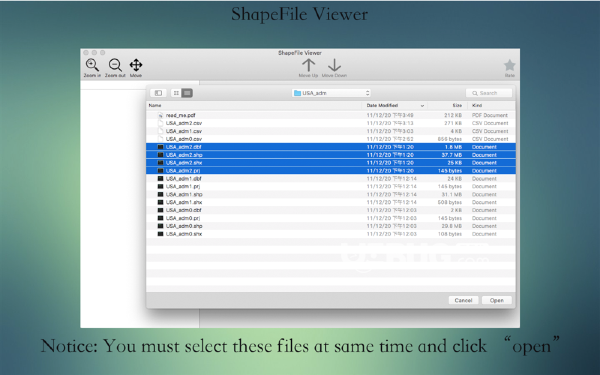 ShapeFile Viewer Mac版