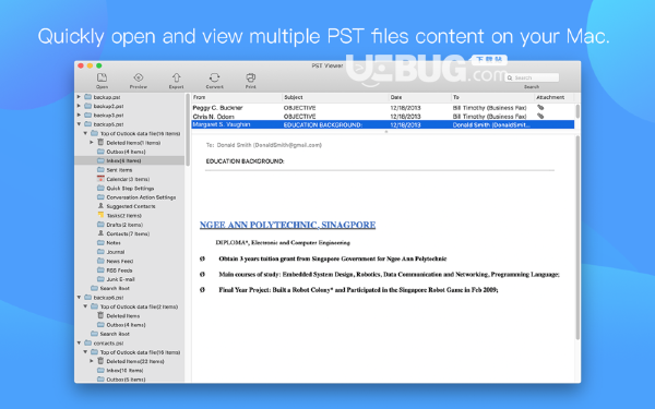 PST Viewer(PST文件查看器)v4.0.0 Mac版【3】