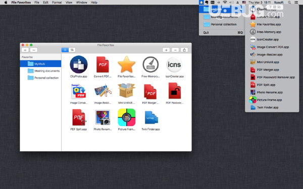 File Favorites Mac版