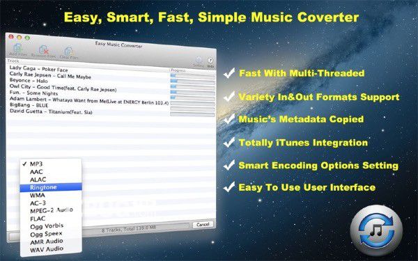 Easy Music Converter(音頻轉換器)v2.1.0 Mac版【2】