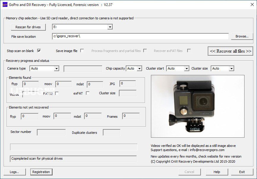 GoPro Recover破解版下載