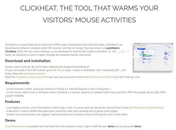 ClickHeat(HTML頁面點擊熱圖)v1.0免費版