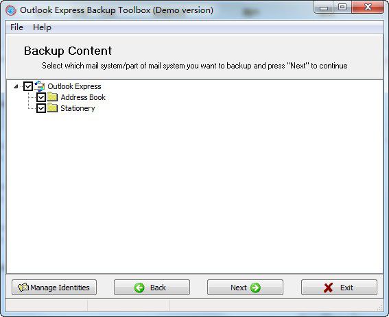 Outlook Express Backup Toolbox v2.0.0.0免費(fèi)版【2】