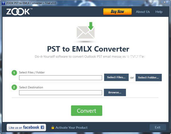 ZOOK PST to EMLX Converter(PST轉(zhuǎn)EMLX轉(zhuǎn)換器)