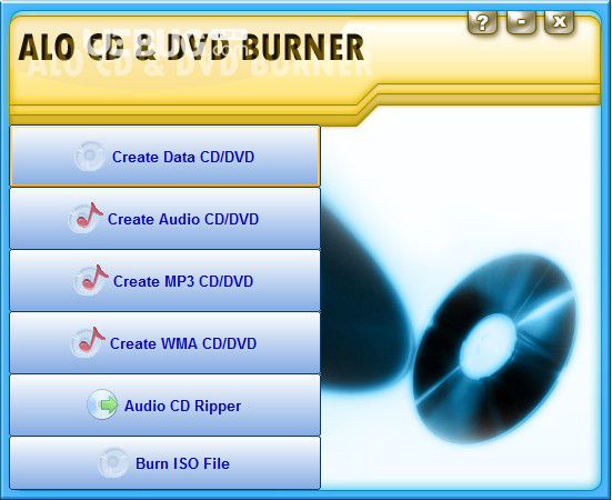 ALO CD & DVD Burner(光盤刻錄軟件)v4.6免費(fèi)版